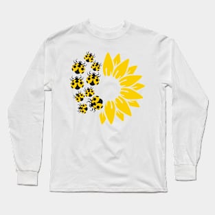 Ladybug And Flower Lover Design Long Sleeve T-Shirt